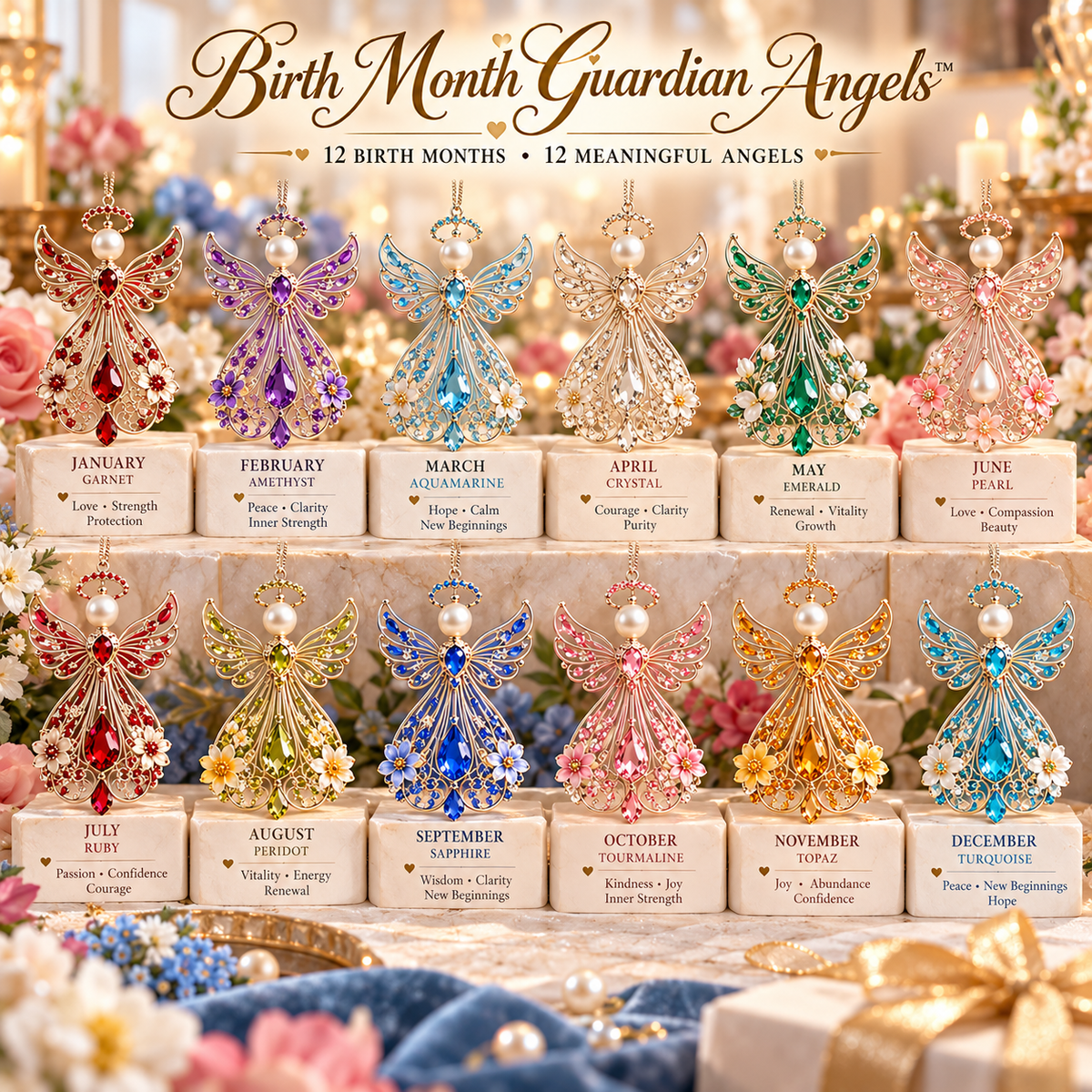 ✨ Les anges gardiens de ton mois de naissance — Un ange choisi spécialement pour toi