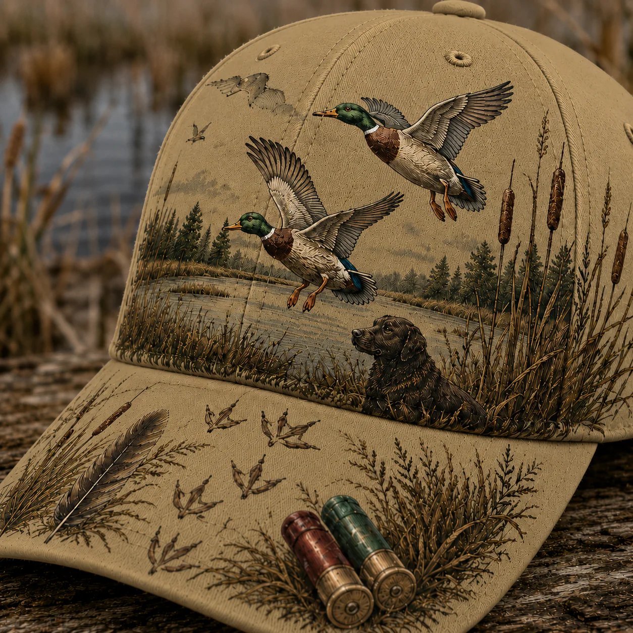 💥OFFRE SPÉCIALE : 50 % DE RÉDUCTION -🦆 CHAPEAU WILD & READY POUR LA CHASSE AU CANARD - 100 % COTON