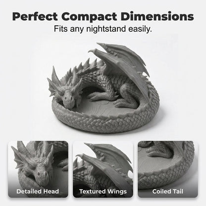 🐉Boîte de rangement « Dragon Guardian » imprimée en 3D – Le trésor du dragon !