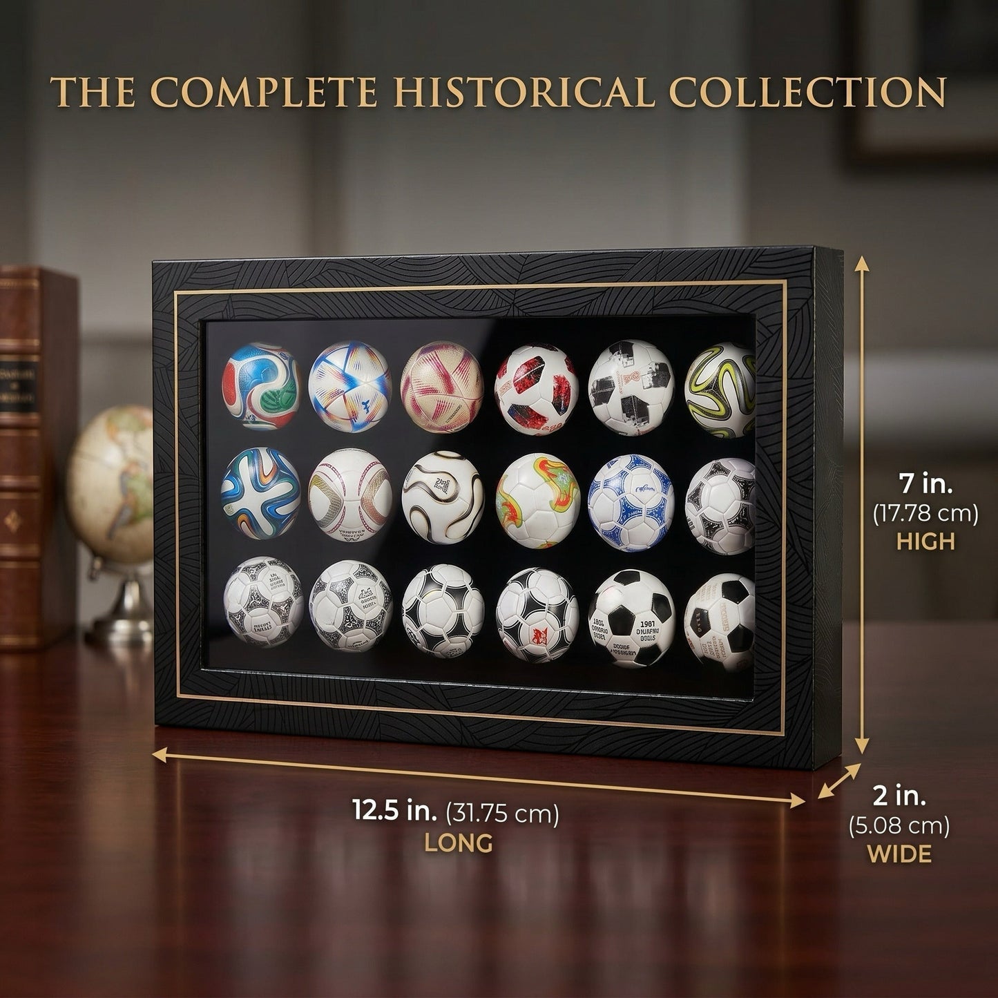 🎁50 % de réduction🔥😱🏆 56 ans de gloire : lot de mini-ballons de foot fabriqués à la main ! (1970–2026)⚽️
