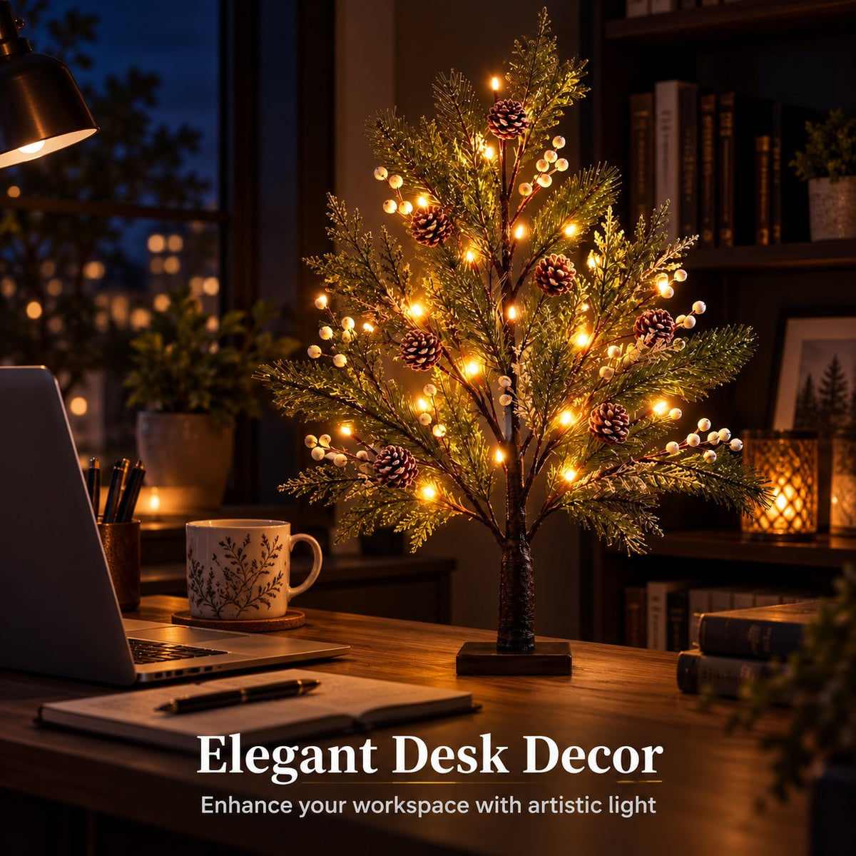 🎄💡 Arbre lumineux à LED – Une élégance naturelle pour toutes les saisons 🌿✨