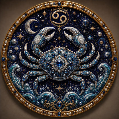 🔥Créez votre propre chef-d’œuvre céleste — Kit de bricolage « Art des perles » des 12 signes du zodiaque ♈🌙