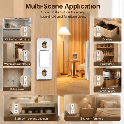 🧲✨ Fermeture magnétique pour porte – Astucieuse, résistante et invisible !