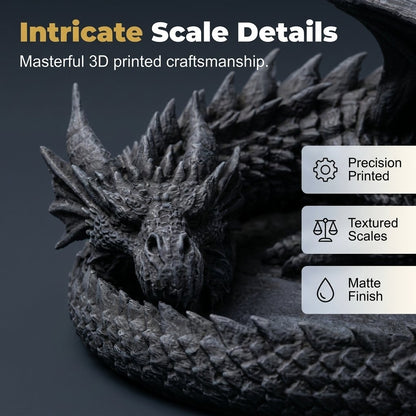 🐉Boîte de rangement « Dragon Guardian » imprimée en 3D – Le trésor du dragon !