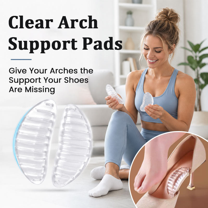 🦶☁️ Coussins de soutien de la voûte plantaire transparents — un soutien discret pour vos pieds au quotidien