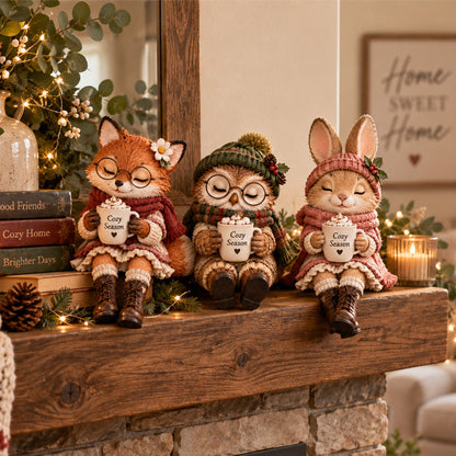 🦉✨ Animaux de Noël magiques – Petits, mignons et chaleureux !
