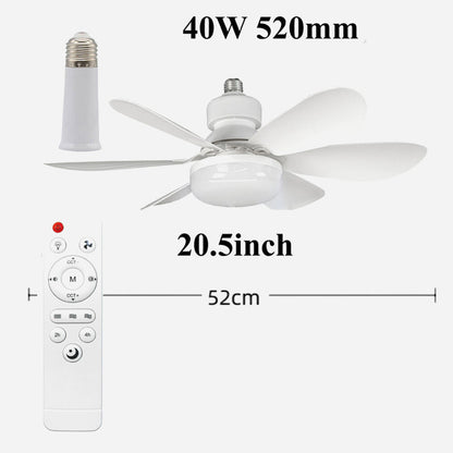 💡 Solution « Smart Fan Light » : ventilateur de plafond à LED à intensité variable avec kit de fixation facile à installer ! 🌀