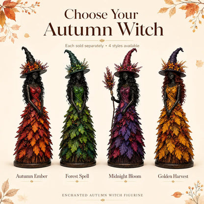 🔥🧙Une figurine d'sorcière d'automne envoûtante (✨Édition limitée 2026)