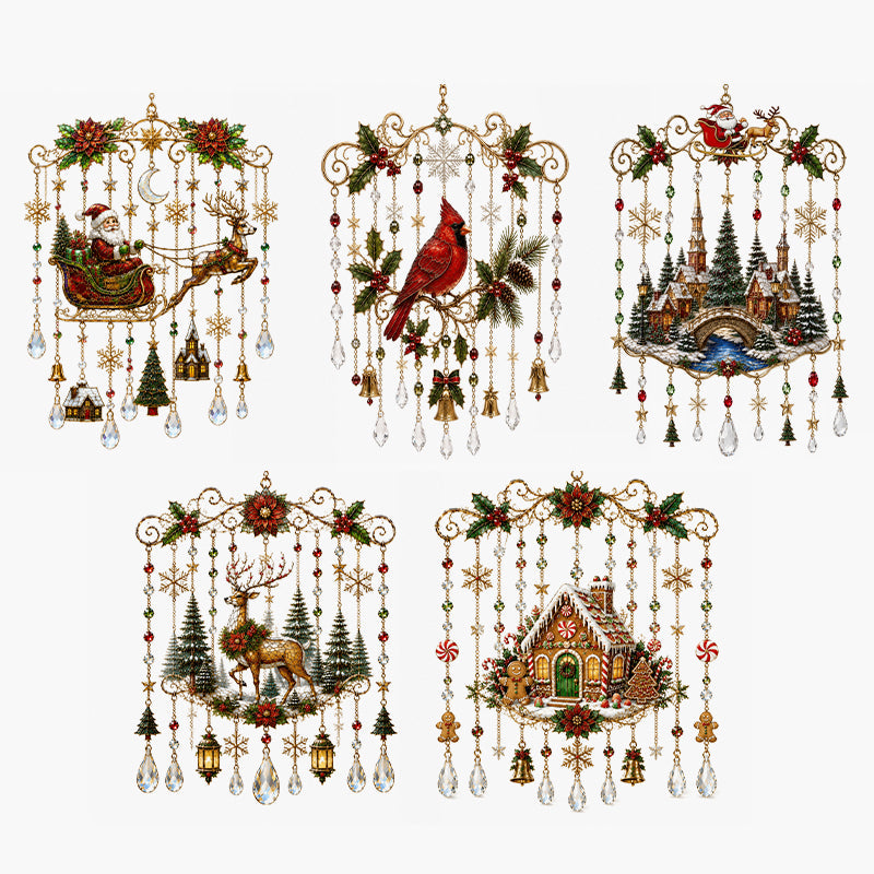🌟 Élégante cloche de Noël en verre – Une décoration de Noël intemporelle et chaleureuse ! 🎄🔔