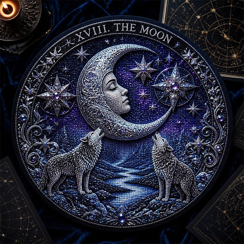🧘‍♀️ Découvrez votre lumière sacrée : l'art du tarot en diamants avec le Grand Arcane 🌘