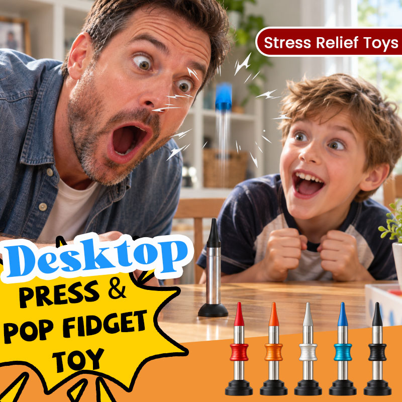 🧩 Jouet anti-stress « Press & Pop » de bureau — Pour les mains qui s'agitent et la détente