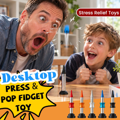 🧩 Jouet anti-stress « Press & Pop » de bureau — Pour les mains qui s'agitent et la détente