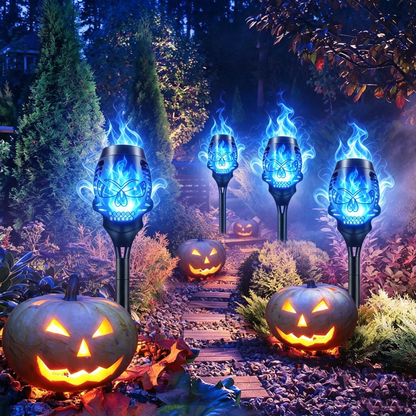 🔥Réduction pour réservation anticipée d'Halloween : 50 % DE RÉDUCTION🔥Lumière de fée en forme de crâne à énergie solaire pour Halloween💀