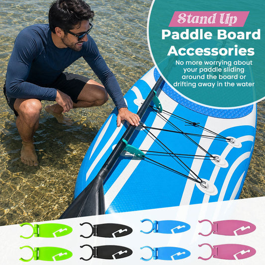 🧘‍♀️ Support mains libres pour pagaie de SUP : pince de fixation solide pour rail de pont ! 🚣