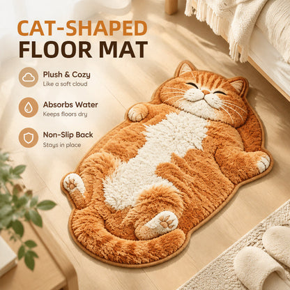 🐱🏡 Paillasson en forme de chat – Une décoration adorable et absorbante