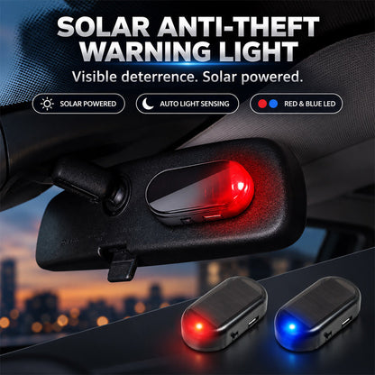🚗☀️ Feu d'avertissement solaire pour voiture – Une protection intelligente pour votre voiture ✨