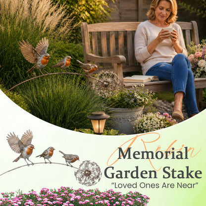 🎁50 % de réduction🔥😱Quand un rouge-gorge apparaît, c'est qu'un être cher est tout près. Gardez son souvenir vivant ! 🕊️❤️🍂