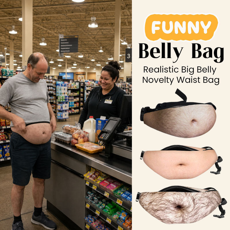 🤣🍺 Sac banane rigolo – Realiste, gros ventre, sac banane original 🎒