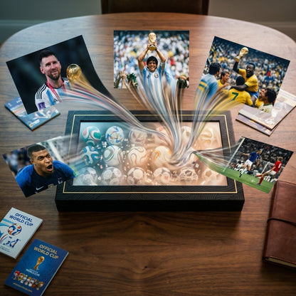 🎁50 % de réduction🔥😱🏆 56 ans de gloire : lot de mini-ballons de foot fabriqués à la main ! (1970–2026)⚽️