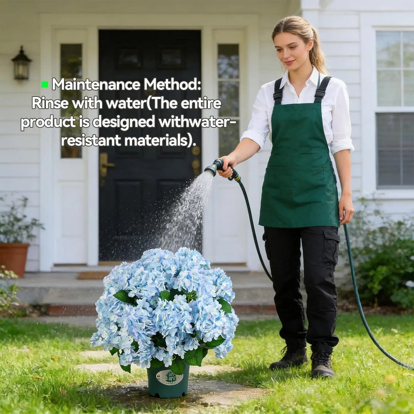 🌼Hortensias artificiels d'extérieur – résistants aux UV, imperméables et résistants au vent💐🌸