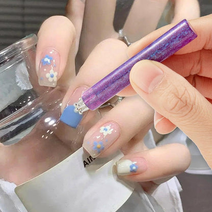 💅🌸 Stylo à pois 5 points pour les ongles – Créez des fleurs parfaites en une seule pression ! ✨💖