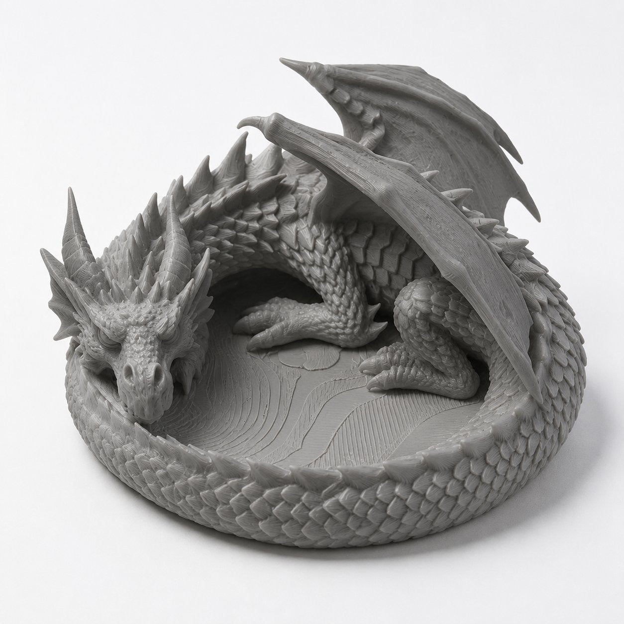 🐉Boîte de rangement « Dragon Guardian » imprimée en 3D – Le trésor du dragon !