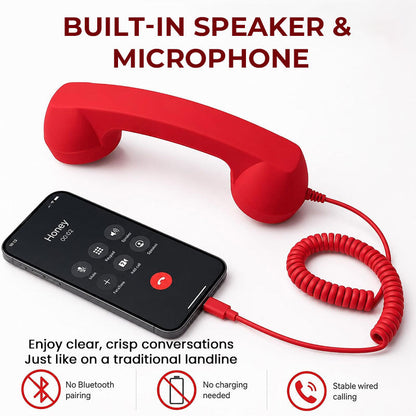 ☎️📱 Combiné téléphonique rétro pour votre smartphone – Donnez une touche vintage à chacun de vos appels !