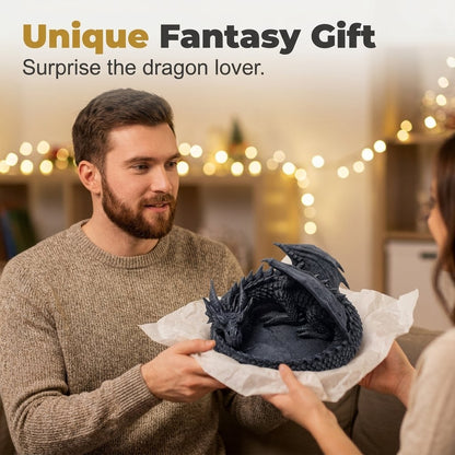 🐉Boîte de rangement « Dragon Guardian » imprimée en 3D – Le trésor du dragon !