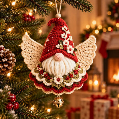 🎄 Kit de bricolage pour réaliser un ange de Noël au crochet comme décoration de Noël – À fabriquer soi-même, à accrocher et à chérir✨
