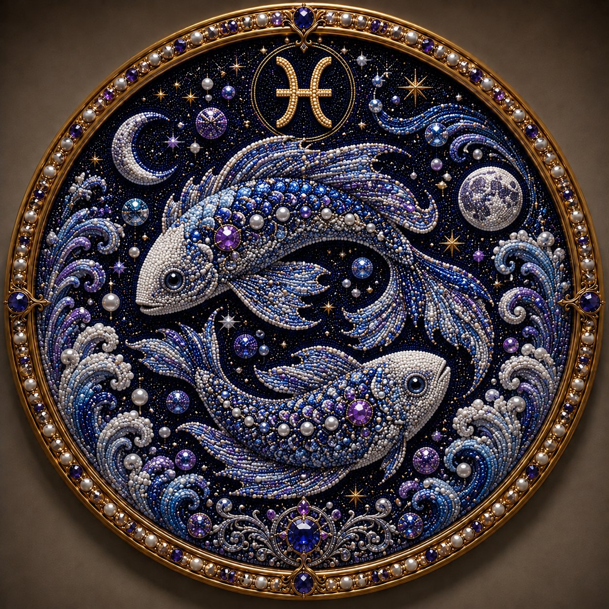 🔥Créez votre propre chef-d’œuvre céleste — Kit de bricolage « Art des perles » des 12 signes du zodiaque ♈🌙