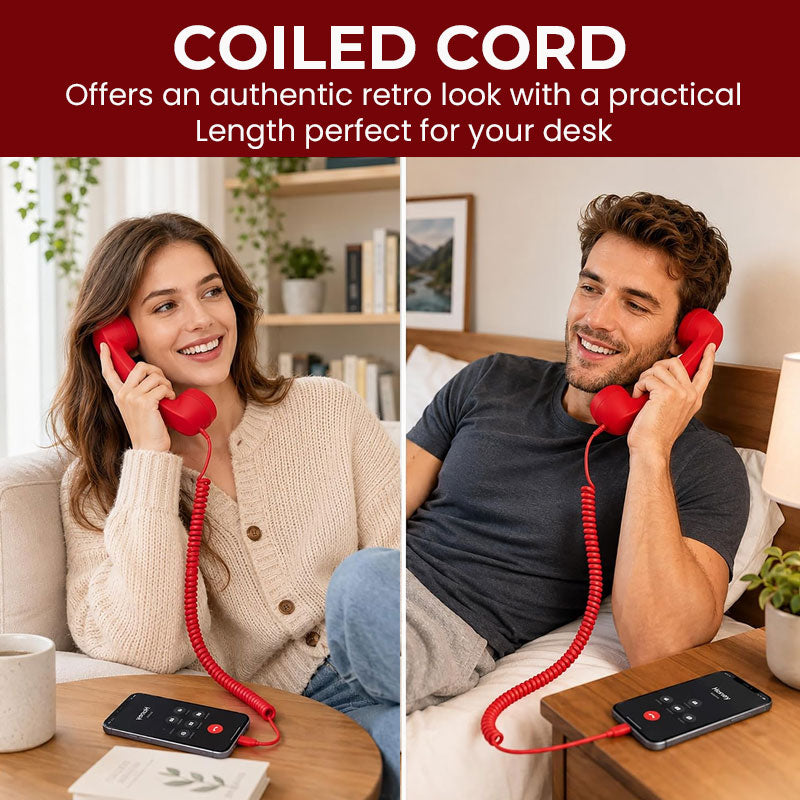 ☎️📱 Combiné téléphonique rétro pour votre smartphone – Donnez une touche vintage à chacun de vos appels !