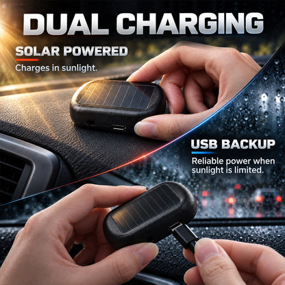 🚗☀️ Feu d'avertissement solaire pour voiture – Une protection intelligente pour votre voiture ✨