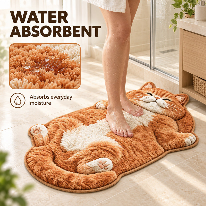 🐱🏡 Paillasson en forme de chat – Une décoration adorable et absorbante