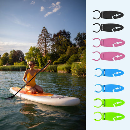🧘‍♀️ Support mains libres pour pagaie de SUP : pince de fixation solide pour rail de pont ! 🚣