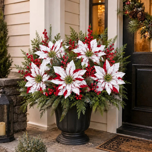 🌸✨ Liseron de Noël artificiel – fleurit toute l'année, ne nécessite aucun entretien ! 🌿