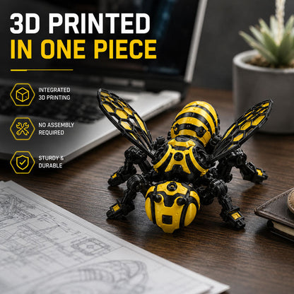 🐝 Une abeille infatigable : cette figurine mécanique apporte une touche de fantaisie à votre espace de travail ! 🛠️