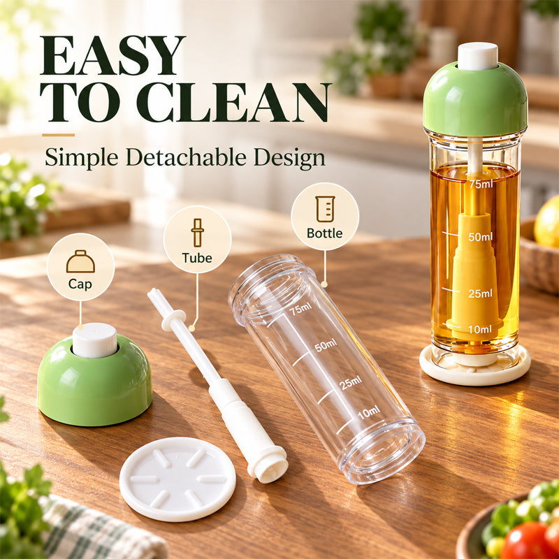 🍳💧 Vaporisateur d'huile de cuisson à jet descendant