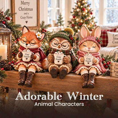 🦉✨ Animaux de Noël magiques – Petits, mignons et chaleureux !