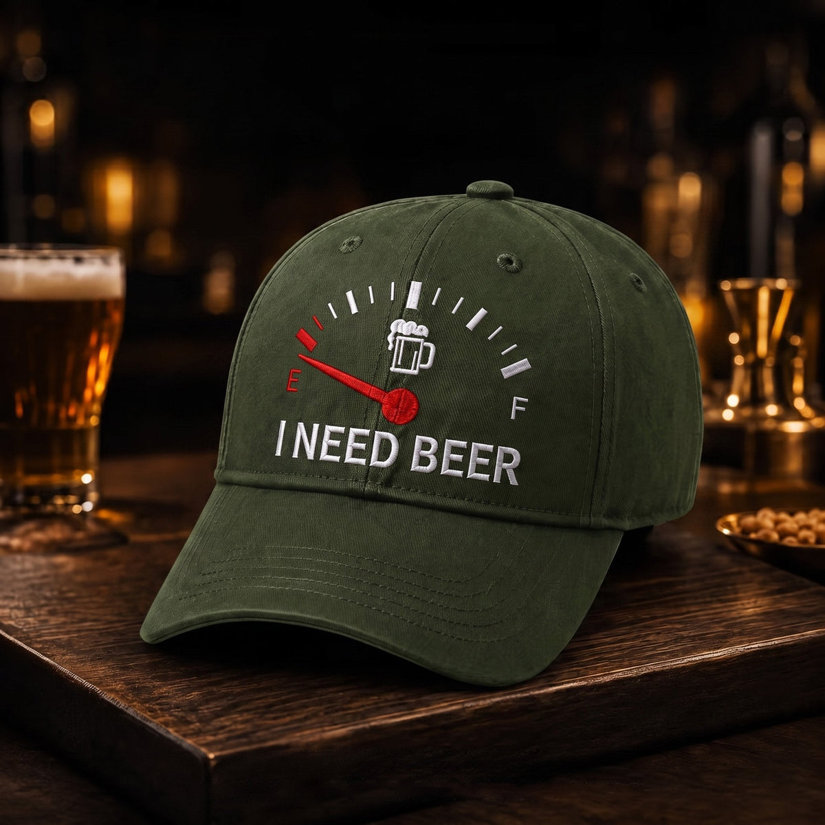 🔥DERNIER JOUR DE LA PROMOTION 50 % DE RÉDUCTION - 🍺 Casquette de baseball brodée « I NEED BEER » – Casquette commémorative unisexe🧢
