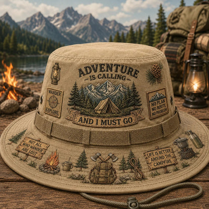 🌲L'aventure, c'est un art de vivre – Chapeau Boonie