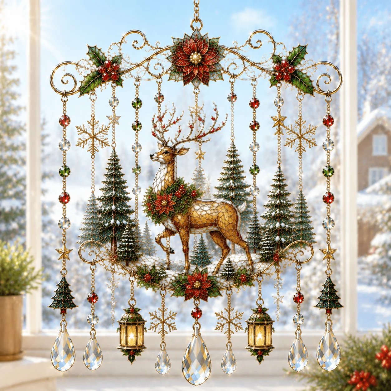 🌟 Élégante cloche de Noël en verre – Une décoration de Noël intemporelle et chaleureuse ! 🎄🔔