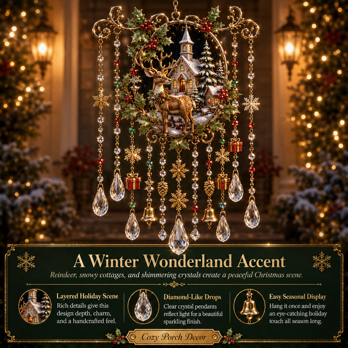 🎄 PROMOTION ! Carillon de Noël magique ❤️