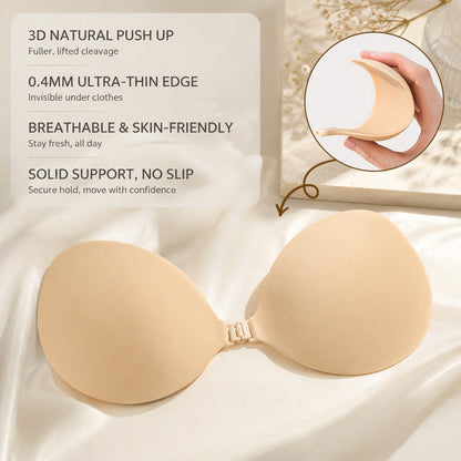 💖 Coussinets de soutien-gorge rehaussants en silicone 3D – Rehaussement invisible et maintien parfait ! ✨👗
