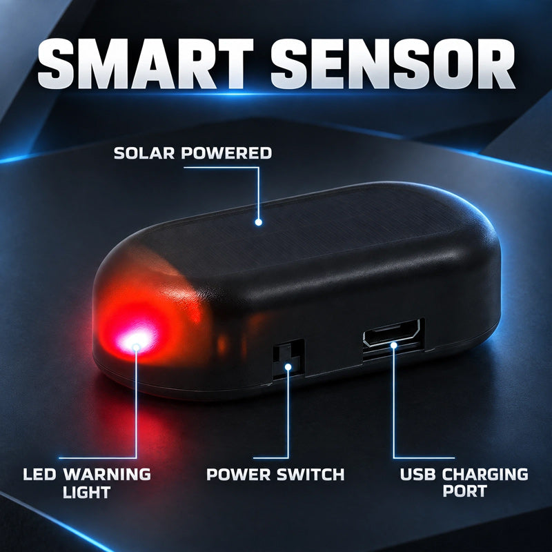 🚗☀️ Feu d'avertissement solaire pour voiture – Une protection intelligente pour votre voiture ✨