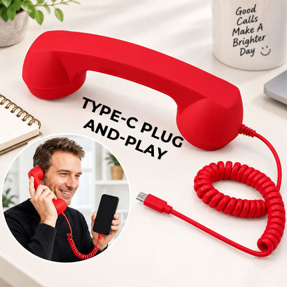 ☎️📱 Combiné téléphonique rétro pour votre smartphone – Donnez une touche vintage à chacun de vos appels !