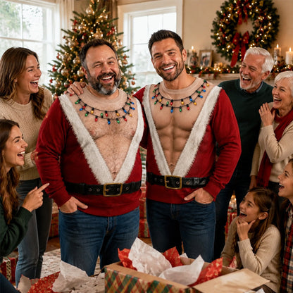 🎅😂 Le t-shirt de Noël dont tout le monde se souviendra — T-shirt à manches longues Père Noël  humoristique