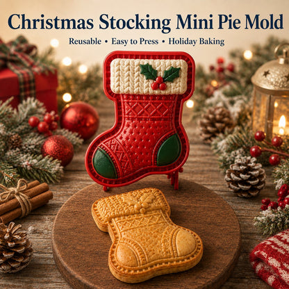 🎄 Collection de 8 moules à mini-tartes de Noël aux motifs variés