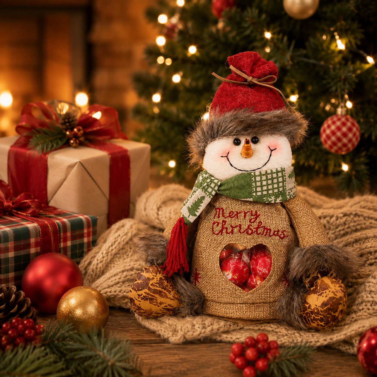 🎉🎅Sachets cadeaux de Noël à fermeture éclair🎁