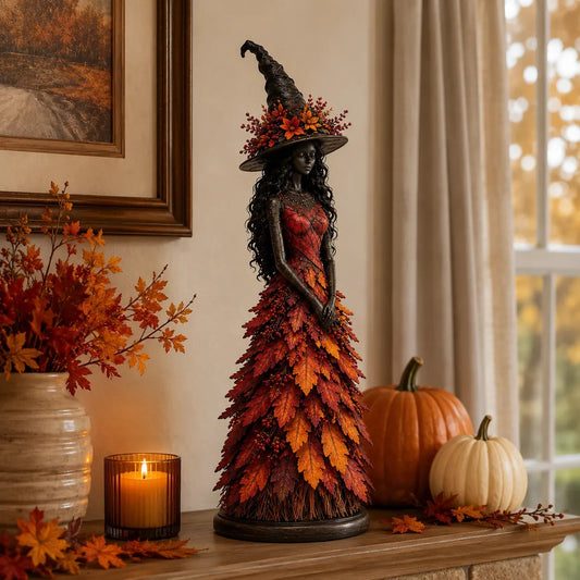 🔥🧙Une figurine d'sorcière d'automne envoûtante (✨Édition limitée 2026)