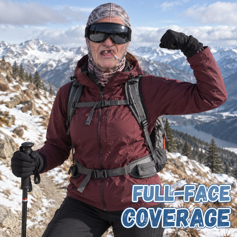 🎁😂 Masque de ski drôle et réaliste – Le cadeau idéal pour les amateurs d'hiver ! ⛄